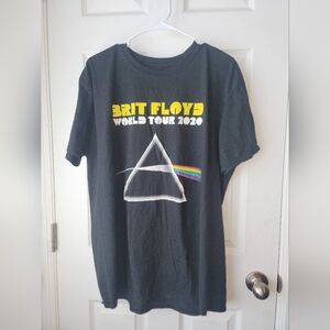 RARE Brit Floyd TOUR SHIRT SZL  America 2020 pink tribute band dark side of moon